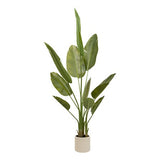 Изкуствено растение atmosphera Lora Banana, 200 cm