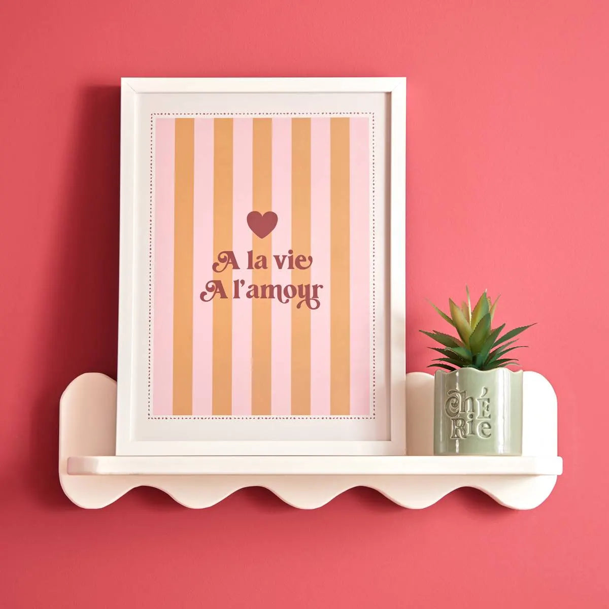 Poster inramat Atmosphera Amour Chéri, 30x40 cm