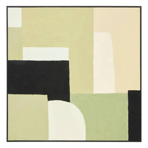 Pictură înrămată atmosferă Giacomo, Pânză pictată 100x100 cm