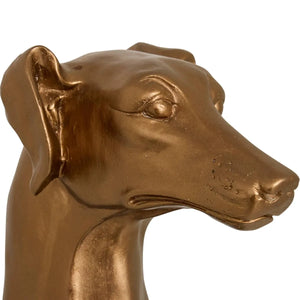 Figură decorativă Atmosphera Levri, Rășină, Bronz, 66 cm