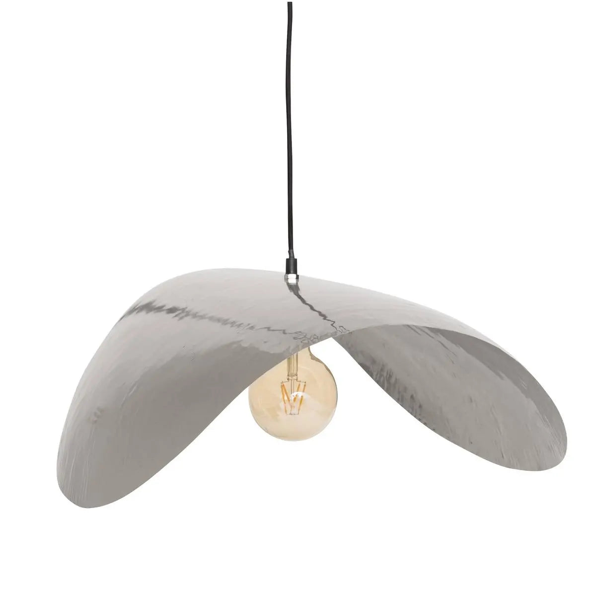 Lampă suspendată Atmosphera Arlo, 76 cm, argintie