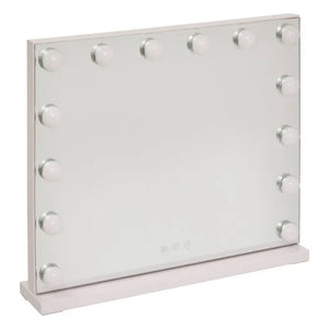 Oglindă de baie 5five Holly, LED, 50x10x42.5 cm, Alb