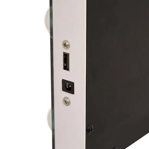 Oglindă de baie 5five Holly, LED, 50x10x42.5 cm, Alb