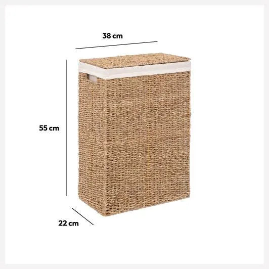 Coș de rufe 5five, Dreptunghiular, Ratan, 40 l