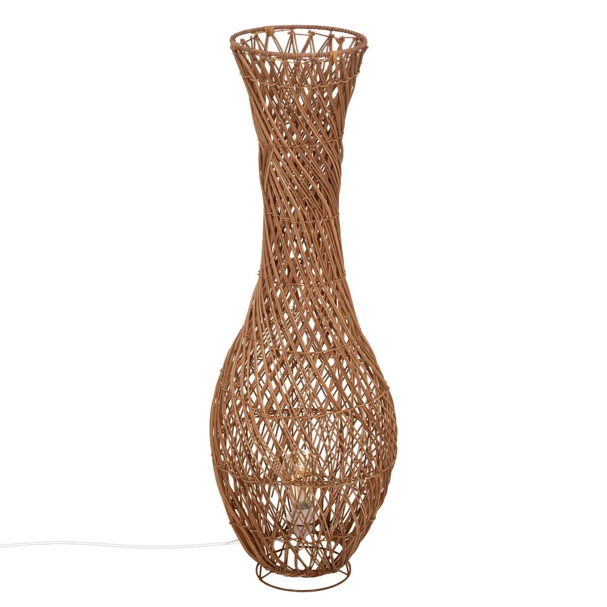 Lampion atmosphera Aissa, Lemn, Natural, 83 cm