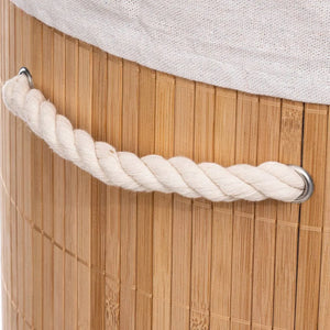 Coș de rufe 5five Bambou, rotund, 48 l