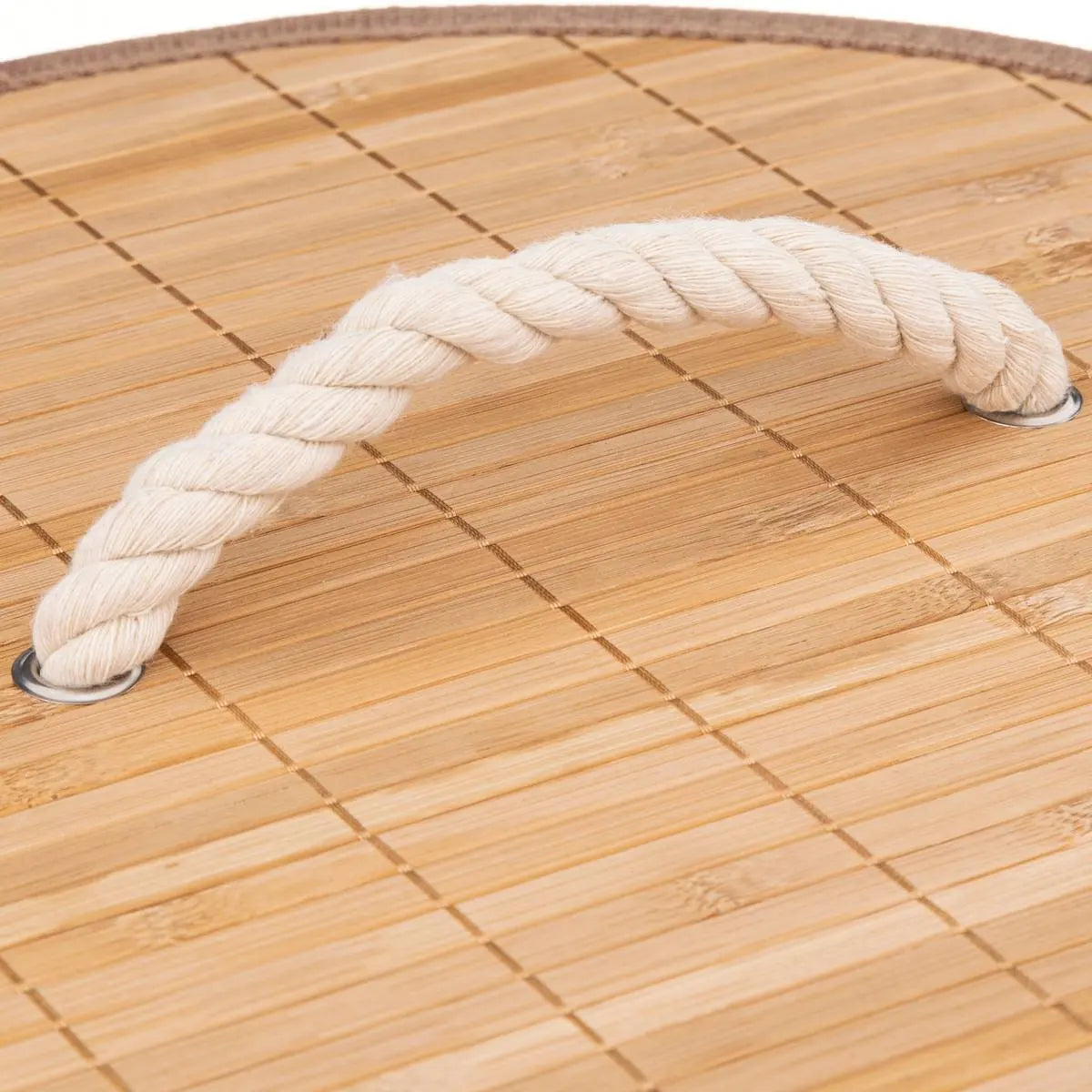 Coș de rufe 5five Bambou, rotund, 48 l