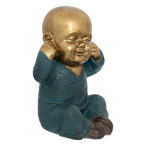 Figură decorativă atmosferă Jiling Wisdom, Rășină, 21 cm, 3 buc