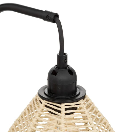 Lampă de masă Atmosphera Délia, Arc, Înălțime 47,5 cm, Metal natural