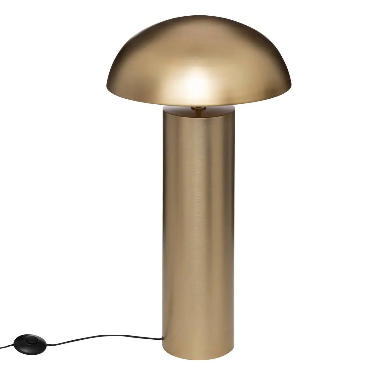 Cilindru ciupercă Lampion Atmosphere, Metal, Auriu, 97 cm