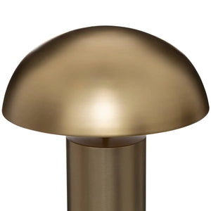 Cilindru ciupercă Lampion Atmosphere, Metal, Auriu, 97 cm