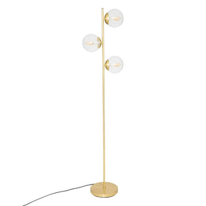 Atmosfera de lampion Le Collectionneur, Metal si Sticla, Auriu, 162 cm