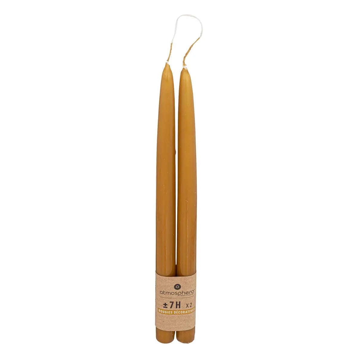 Lumânări neparfumate Atmosphera Hugo, 30 cm, 2 buc.