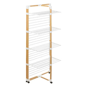 Uscător de rufe 5five Turn cu efect de lemn, efect metalic de lemn, 40 m