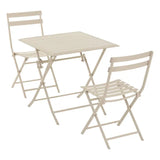 Πτυσσόμενο τραπέζι μπαλκονιού Hesperide Azua, γυαλί, 2 θέσεις