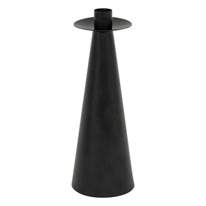 Свещник atmosphera Aut, Метал, Черен, 24 cm, 2 бр