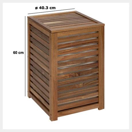 Coș de rufe 5five, salcâm, 65 l