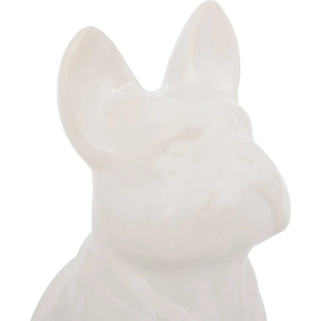 Figură decorativă Atmosphera Eden, Ceramică, Alb, 22 cm