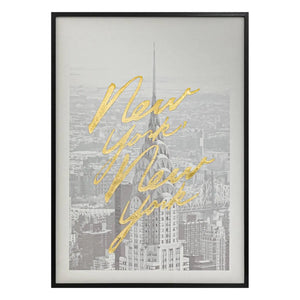 Tablou înrămat Atmosphera Betty, Folie 50x70 cm