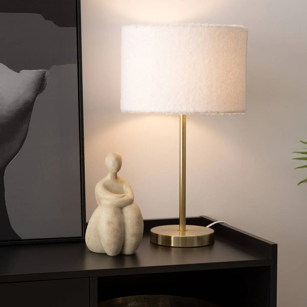 Lampă de masă Atmosphere Tina, 49 cm, Boucle