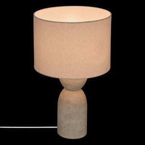 Lampă de masă Erin, Ø28xH47.5 cm, marmură bej