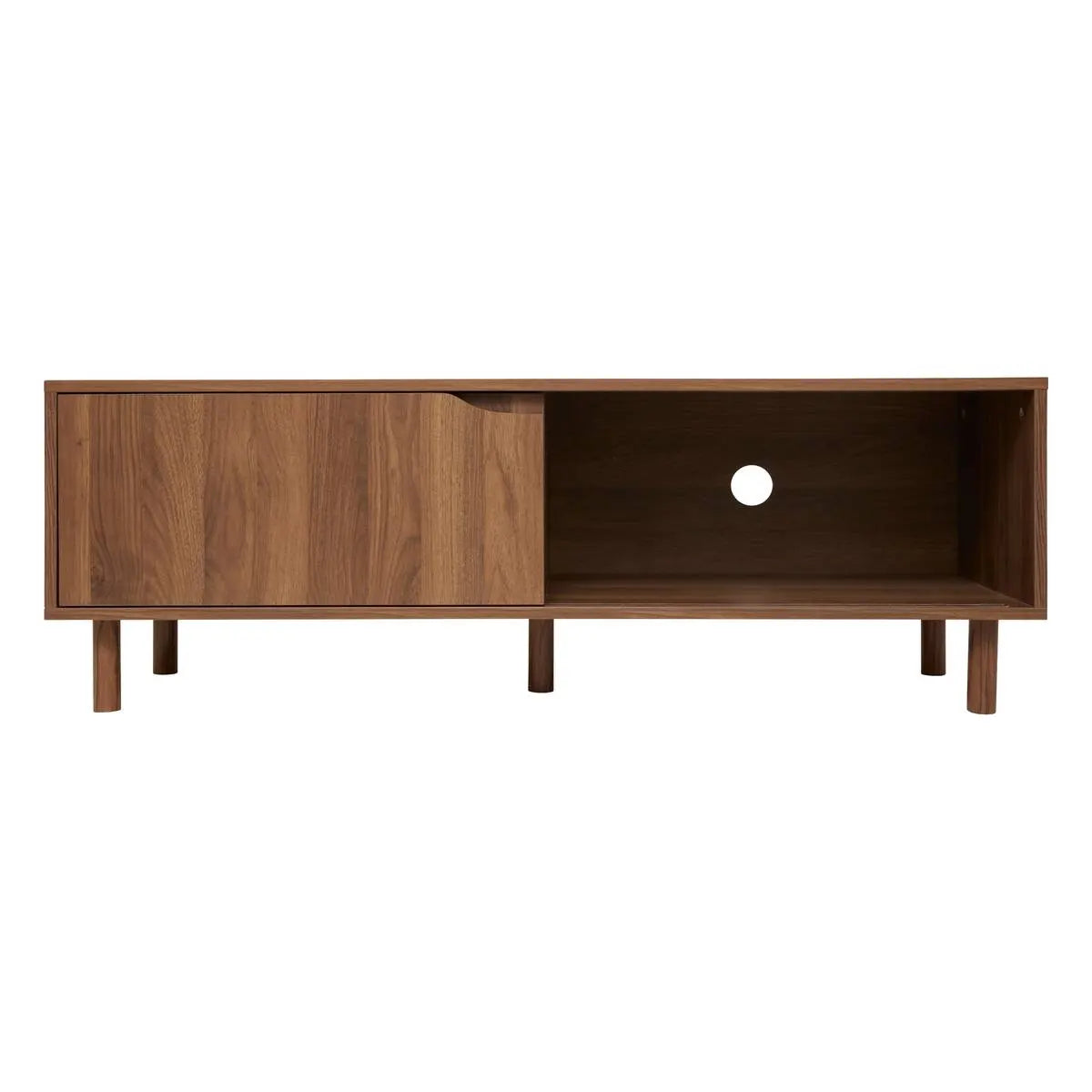 Dulap TV 5five Slidy, cu 2 uși glisante, 120x40x42 cm