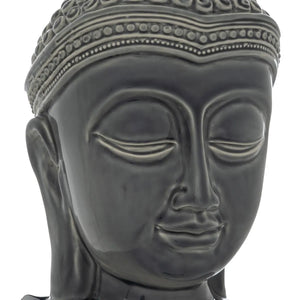 Figură decorativă Atmosferă Yola, Ceramică, Albastră, 23 cm