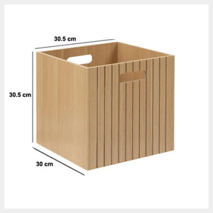 Coș de depozitare 5five Mix &amp; Modul Tasso, Lemn, 31x31 cm