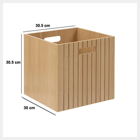 Coș de depozitare 5five Mix &amp; Modul Tasso, Lemn, 31x31 cm
