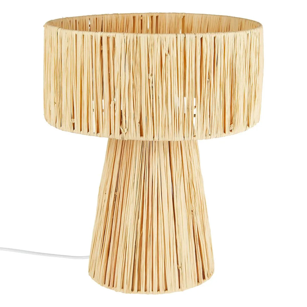 Lampă de masă Atmosphere Orange, 34 cm, Rafie