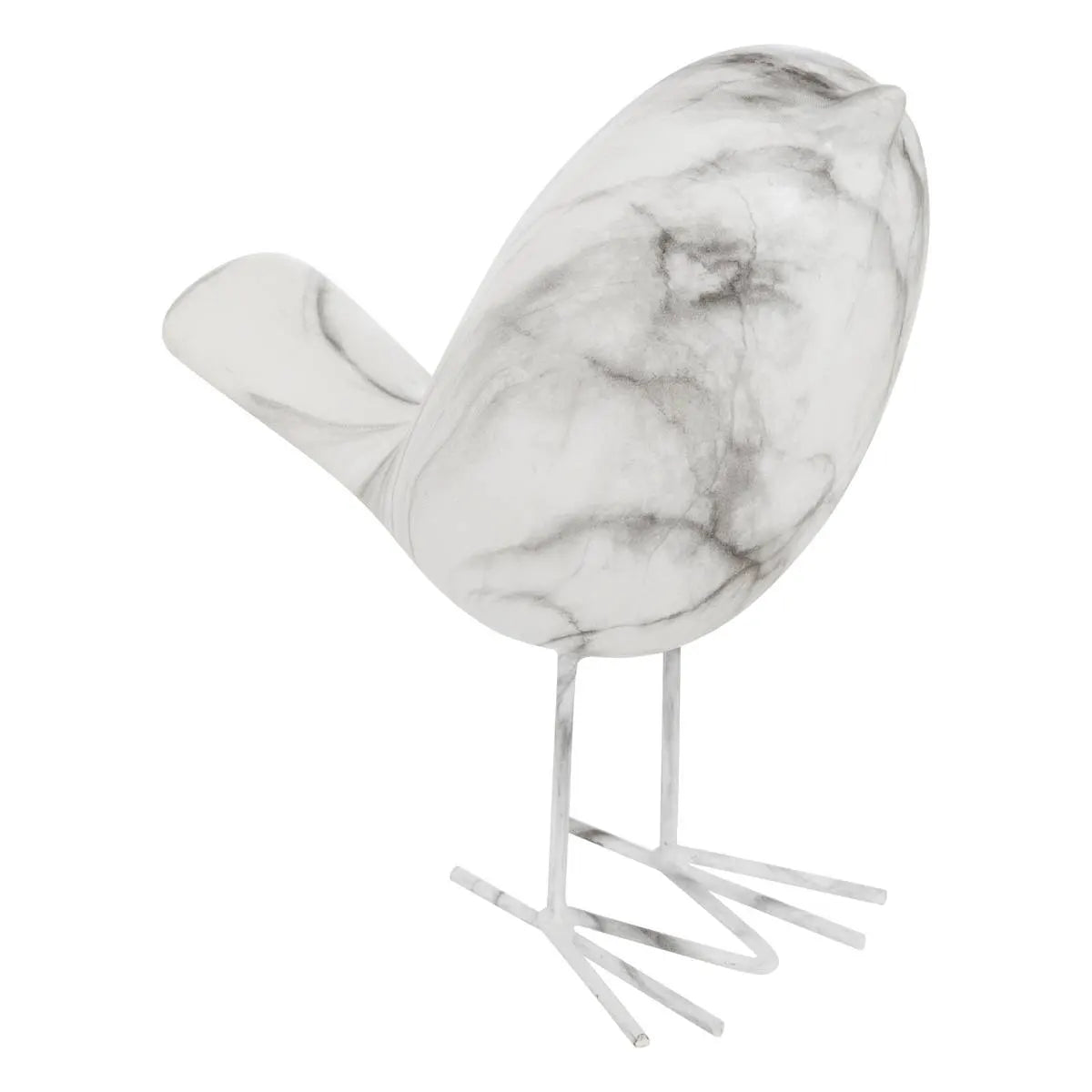Figură decorativă Atmosphera Olen, ceramică, albă, 19 cm
