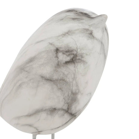 Figură decorativă Atmosphera Olen, ceramică, albă, 19 cm