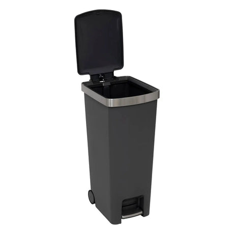 Coș de gunoi 5five, oțel inoxidabil și plastic, 45 l