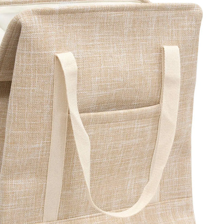 Coș de rufe 5five, Material textil, 70 l, Bej