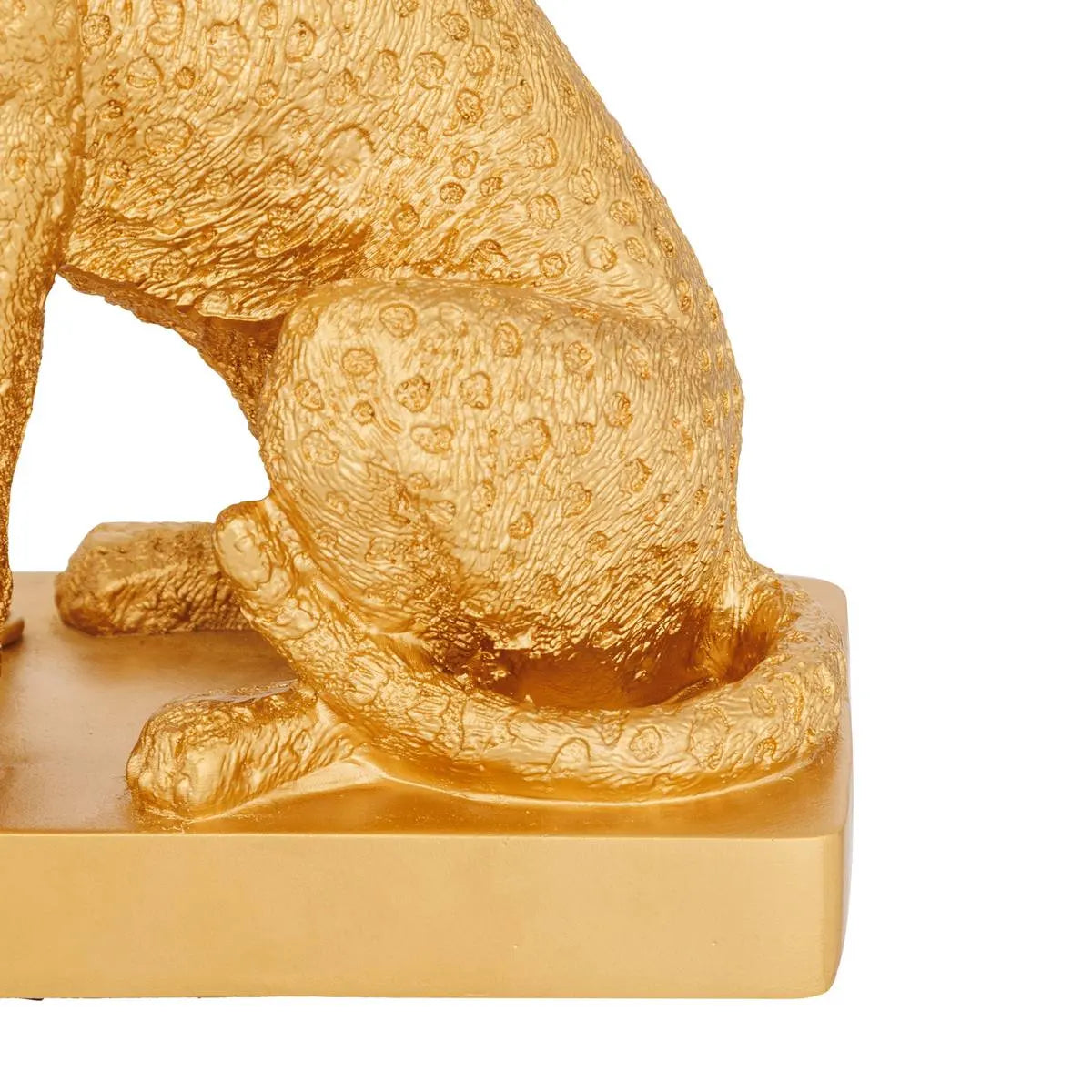 Lampă de masă atmosferă Gepi, Leopard, Înălțime 47,5 cm, Auriu