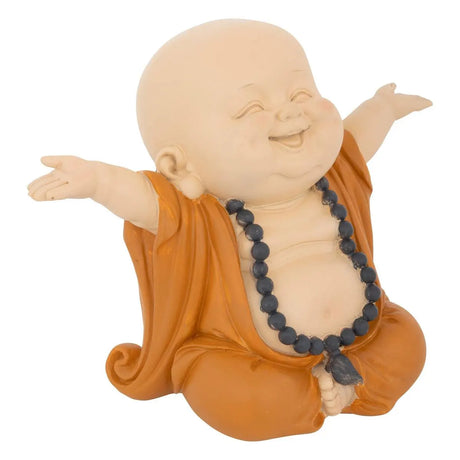 Figură decorativă Buddha cu atmosferă, rășină, 16 cm