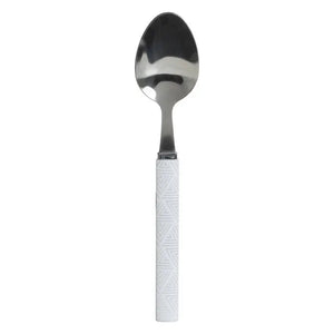 Комплект прибори Secret de Gourmet Géo, Бял, Със стойка, 24 части