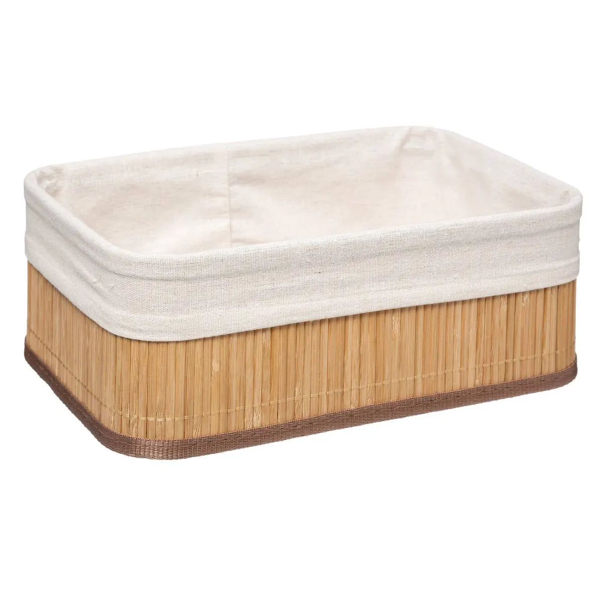 Set de 3 coșuri de depozitare 5five, Bambus, Natural