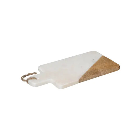 Съд за сервиране Secret de Gourmet, Бял мрамор, 30x15см