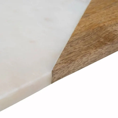 Съд за сервиране Secret de Gourmet, Бял мрамор, 30x15см