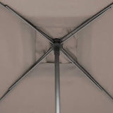 Ομπρέλα με κεντρικό ιστό και κλίση Hesperide Soya, 2,5×2,5 m