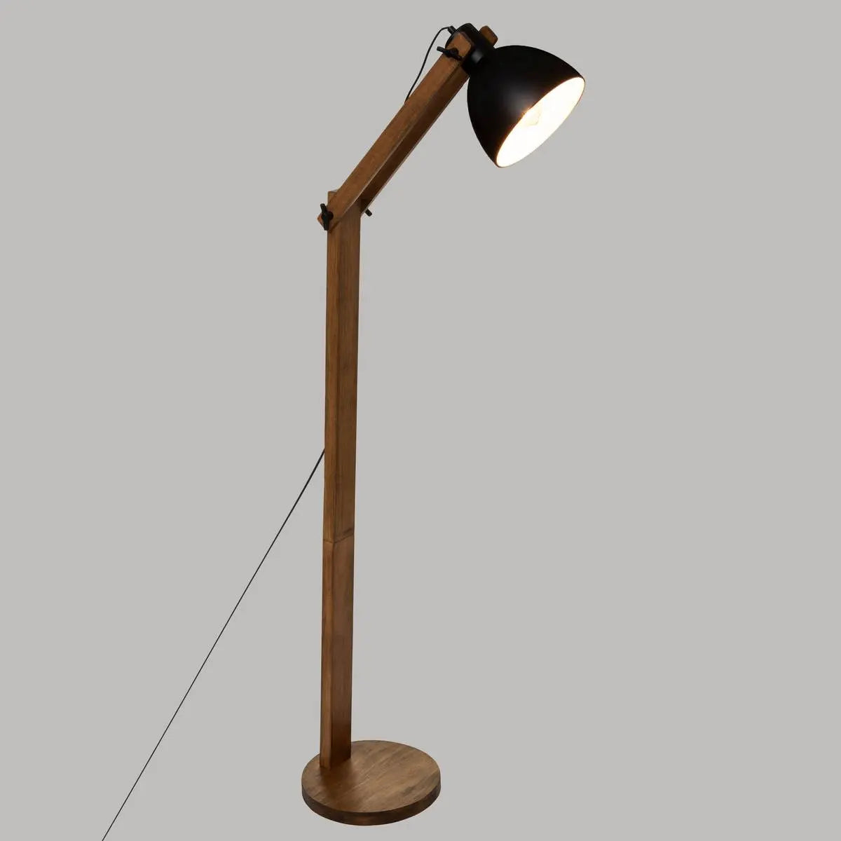 Лампион atmosphera Cuba, Дърво, Черен, 158 cm
