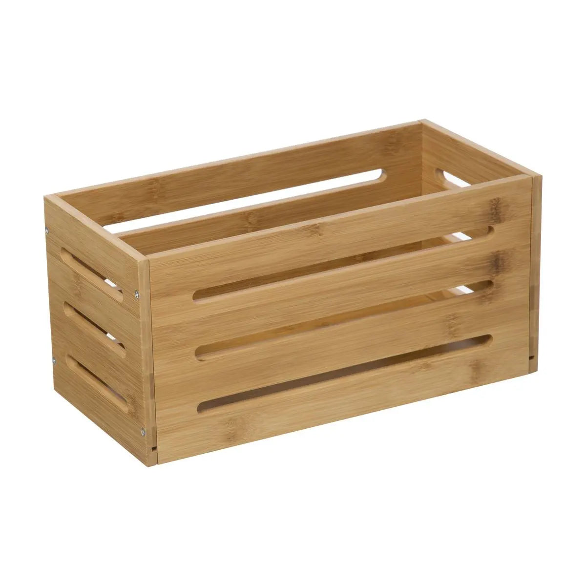 Coș de depozitare 5five, Bambus, 15x31 cm