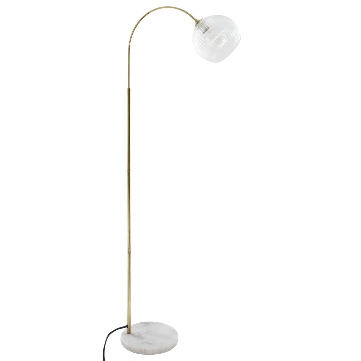 Lampă Atmosphere Laye, Metal și Marmură, Aurie, 150 cm