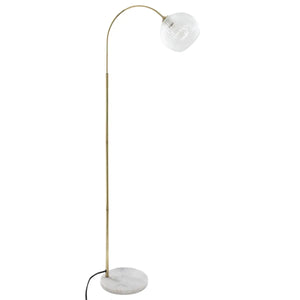 Lampă Atmosphere Laye, Metal și Marmură, Aurie, 150 cm