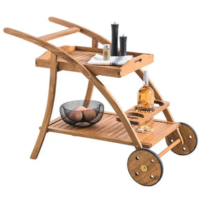 Помощна количка Hesperide Tiwi, Акация, 78x56x105 cm