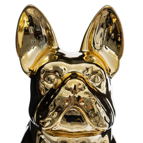 Figură decorativă Atmosphera Eden, ceramică, aurie, 22 cm