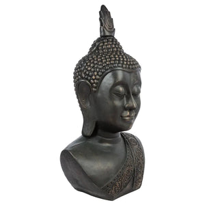 Figură decorativă Atmosphera Amara, lemn de mango, negru, 113 cm