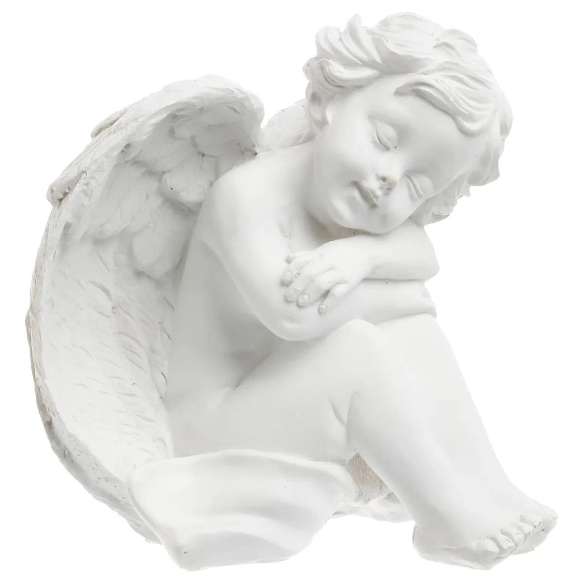 Figură decorativă Înger Atmosphera, Rășină, 16 cm, Asortate