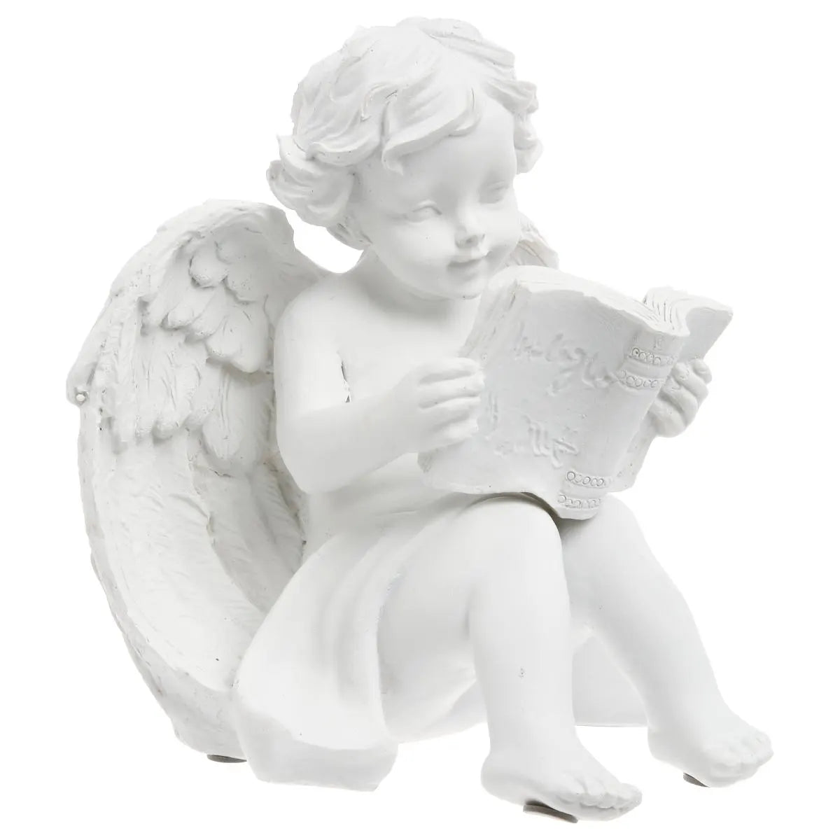 Figură decorativă Înger Atmosphera, Rășină, 16 cm, Asortate